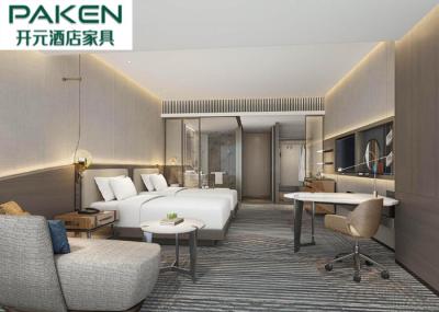 Luxury Hotel Bedroom E1 Grade Plywood Dyed Veneer Furniture Natural Marble Table Top Large Suites