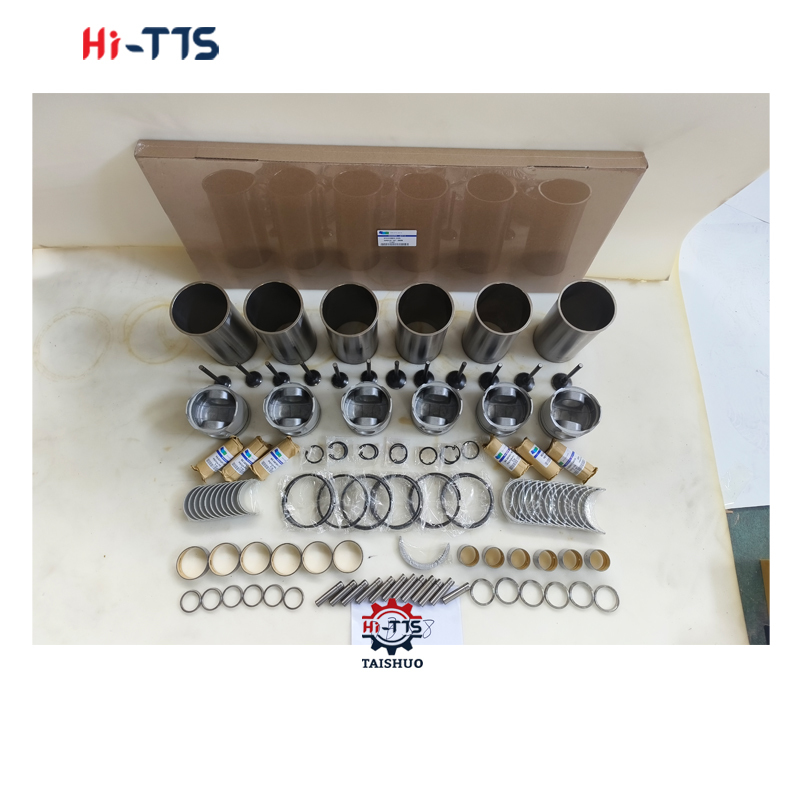 DB58 Cylinder Liner Kit 65.02501-0416 65.02503-8058 65.01201-0068 Engine Rebuild Kits Diesel Engine Parts for  DB58 Doosan Daewoo  Excavator Engine Construction Machinery Parts