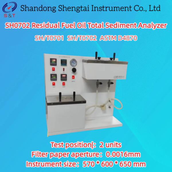 Residual Fuel Oil Sediment Analyzer 2 Units ASTM D4870