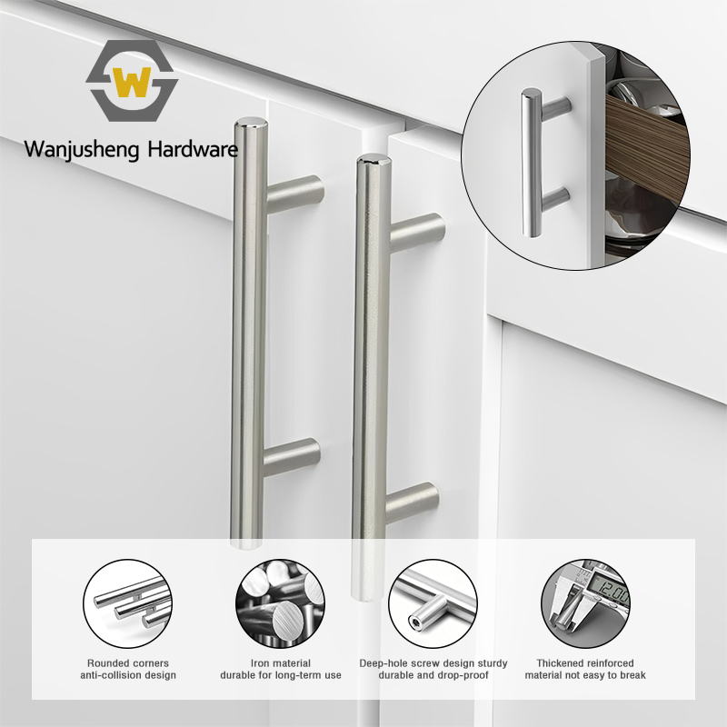 Bestselling Stainless Steel T-bar Pull Handle Cabinet Door Handle Wardrobe & Furniture Pull Handle