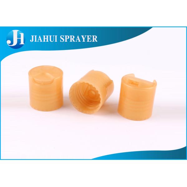 Body Lotion Plastic Flip Top Caps Pull Top Bottle Caps For Hand Wash Liquid CE Certification