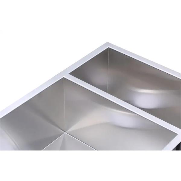 Kitchen Sink Handmade Sink Stainless Steel Undermount Double Bowls Sink