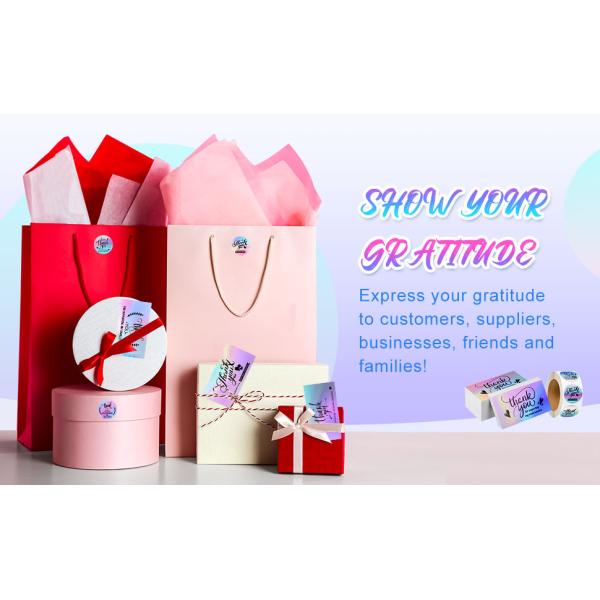 Thank You Cards, Christmas Stickers Set,  Thank You Business Card Thank You Roll Labels Thank You for Support