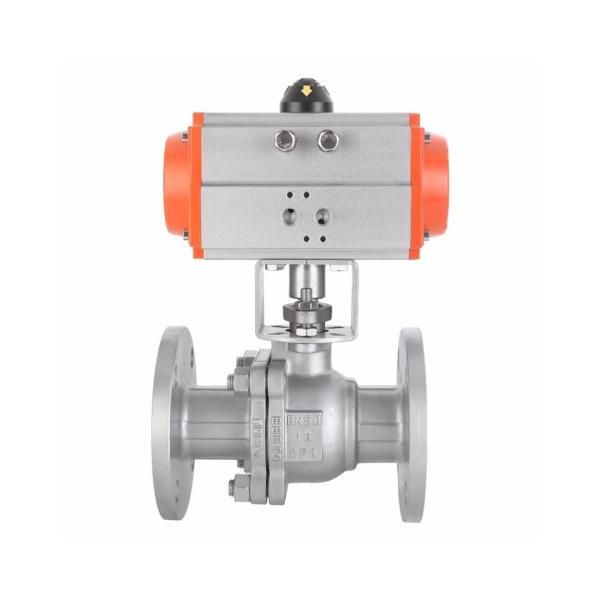 Stainless Steel 2PC High Platform Pneumatic Ball Valve Q41F-16P for Industrial Market