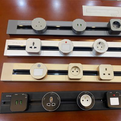 Adaptateur de prise de courant sur table personnalisé pour prise de courant électrique paroi usb prise et alimentation