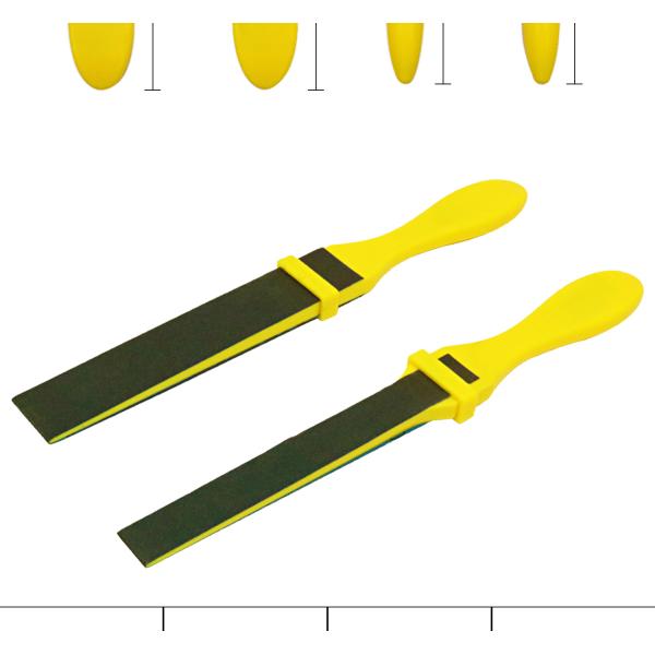 215/248mm Jewelry Sanding Sticks Half Round Polishing Square