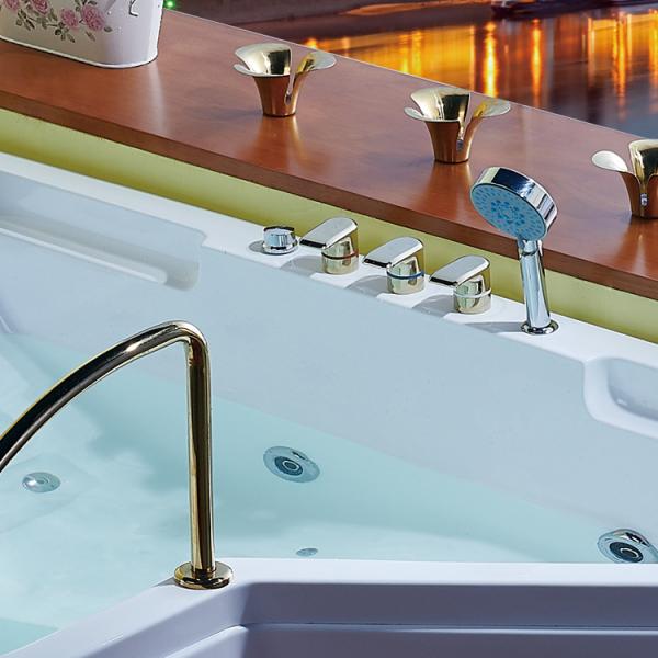 Свободный стоящий воздух выпустил струю Падени-в струе воды ванны 1700mm акриловой большой