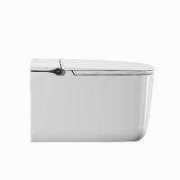 Inodoro cerámico inteligente con descarga automática y asiento caliente Diseño moderno para uso doméstico / hotel / comercial