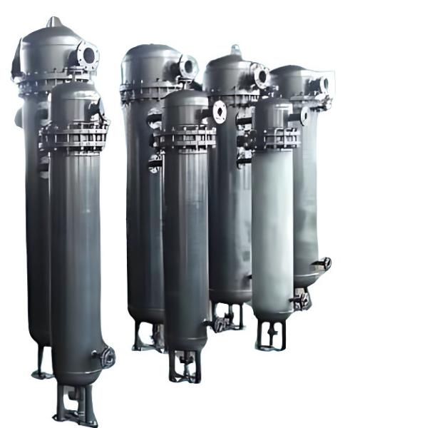 Vertical Installation Stainless Steel Tube Heat Exchanger Straight Type Anticorrosive