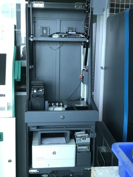 DC12V Free Standing AI Machines , card reader Self Service Payment Dispendser (small amount)
