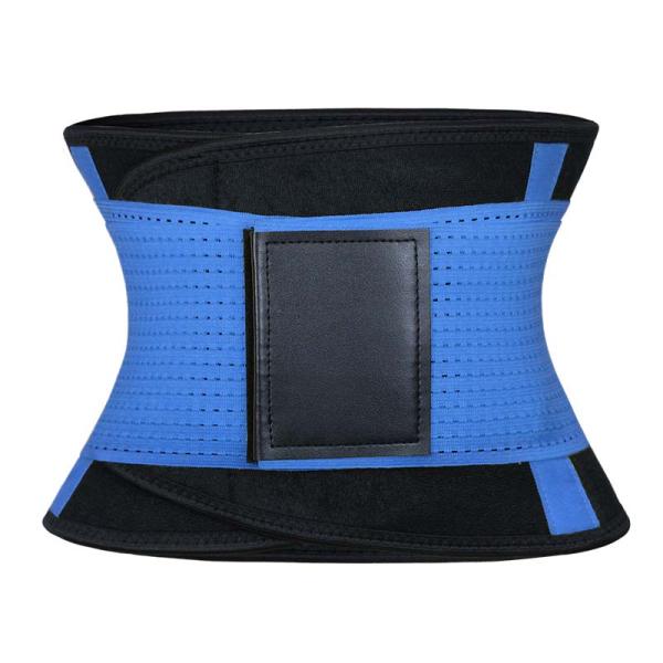 Blue Neoprene Waist Trainer 2XL Neoprene Body Trimmer For Weight Loss