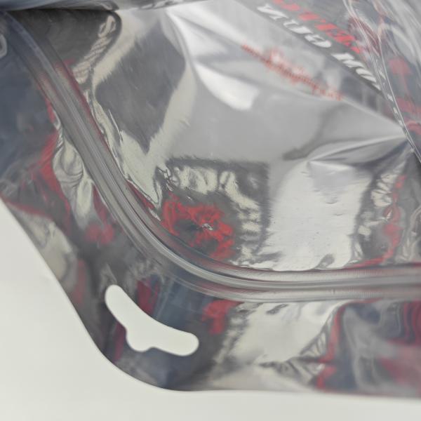 High Quality Custom Printed Glossy Surface Fishing Bait Packaging Plastic Bag  3 Side Seal Bags With Euro Hole