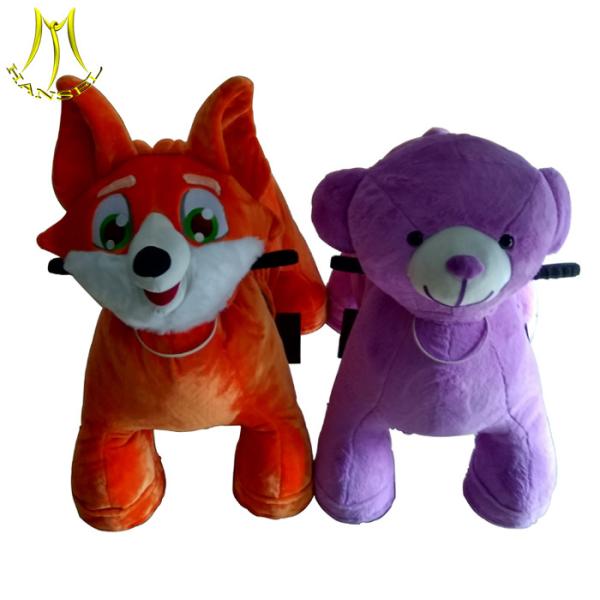 Hansel   outdoor and indoor electric bear plush rides plush animal electric scooter