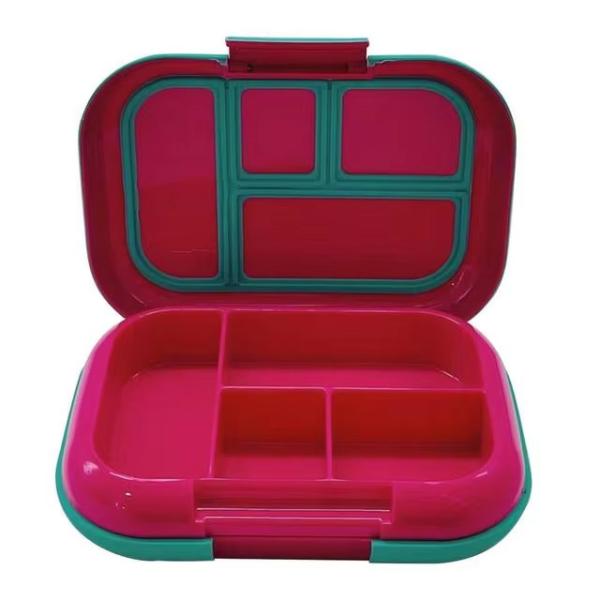 Bento Box For Teens Kids Lunch Box Containers Versatile Leakproof 4-Compartment Bento-Style Lunch Box Portion-Controlled