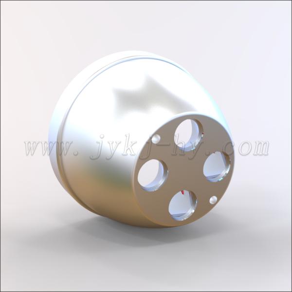 Custom Flashlight/Spotlight Aluminum Reflector Cup with 35*50mm Size and Durable Design