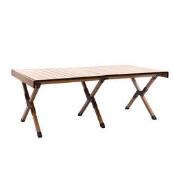 Double-Sided Aluminum Camping Table 30kg Load Bearing Foldable