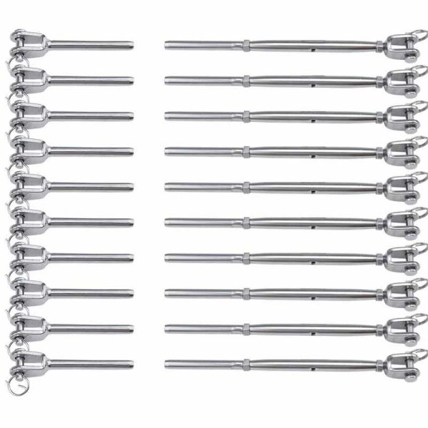 Cable railing Jaw Swage Stud Turnbuckles
