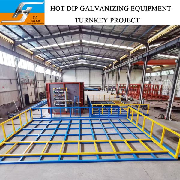 Customized Hot Dip Galvanizing Equipment with Automatic/Semi-automatic Control and High Velocity Pulse Firing System for Zinc Coating Plants