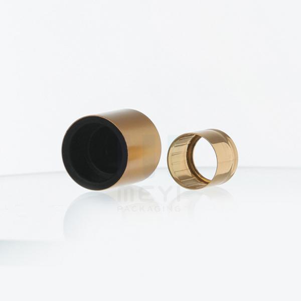 Luxury Fragrance Bottle Caps Crimp Version Aluminum Gold Silver CE / Rohs Standard