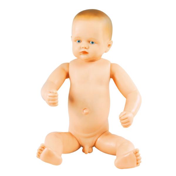 Newborn Baby Dolls Pediatric Simulation Manikin with Umbilical Cord , Infant Simulation