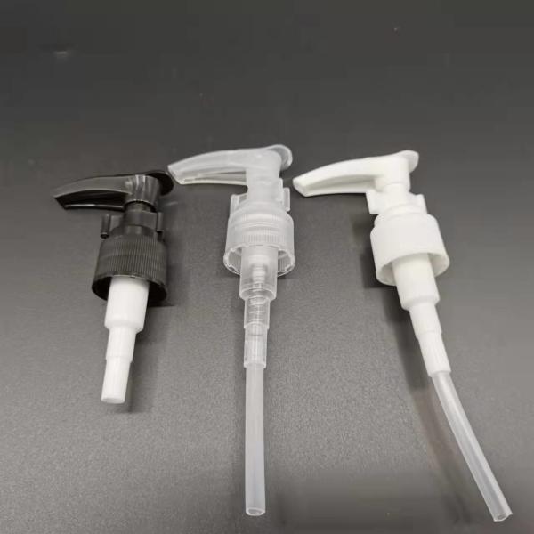 Discharge Rate 0.7cc 20 / 410 Lotion Pump Replacement With Clip Black Color