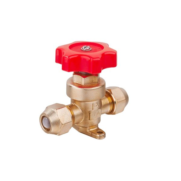 HONGSEN KM-3/8SAE Diaphragm Hand Shut-Off Valve New Condition HVACR Components for Refrigeration Advertising Industry 1 Year