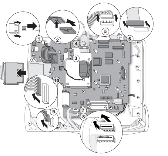 Филипп MRX M3535A Дефибриллятор Материнская плата Процессор PCA M3535-60200