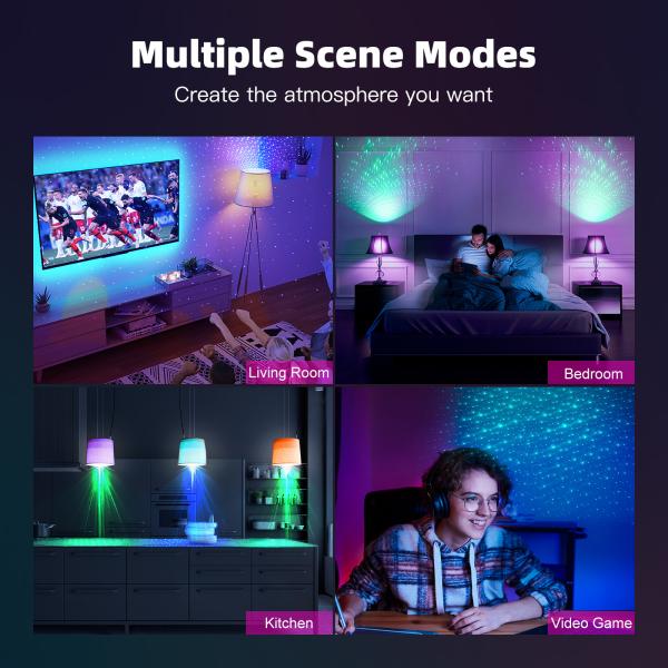 Умная электрическая лампочка приведенная E26 E27 цвета Bluetooth изменяя для домашнего света