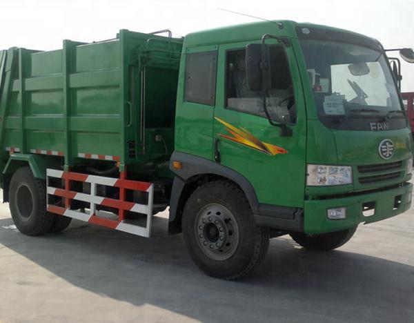Caminhões comerciais da coleção Waste do compressor do lixo de FAW 10CBM 4x2