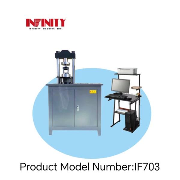 Real Time Test Curve Display Stroke Protection Micro Electro hydraulic Servo Compression With Sample Information Input