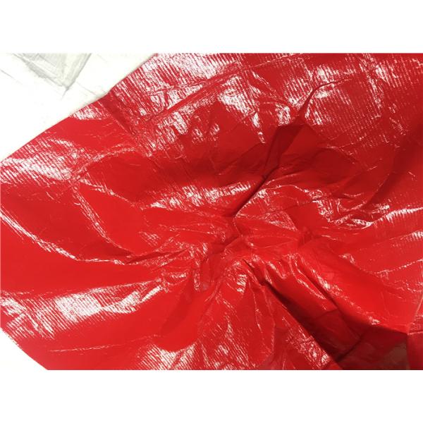 Dupont Paper PU Coated 0.15mm Garment Leather Fabric Red Color For Light Jacket