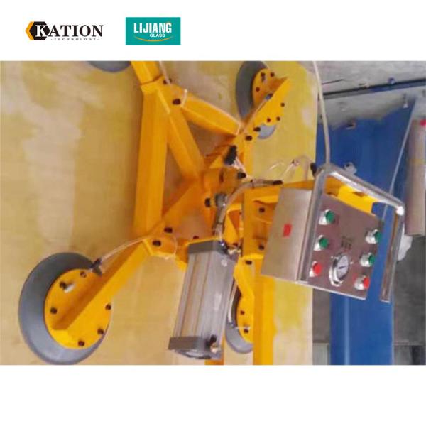 Four Glass Suckers Column Jib Crane 4m Vacuum Hoist Lifting Systems