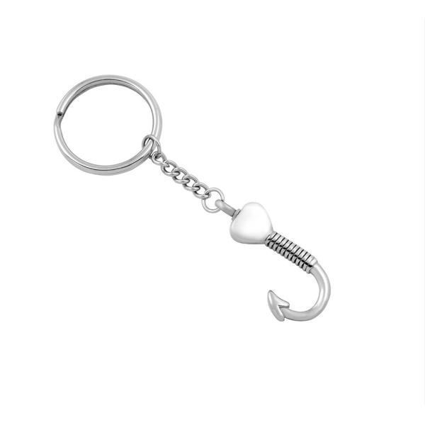 CLASSIC Style Stainless Steel Heart With Hook Keychain For Men Cremation Urn Souvenir