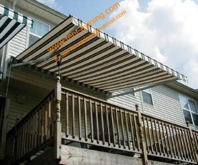 Outdoor Aluminum Manual or  Motorized Remote Control Balcony Awnings