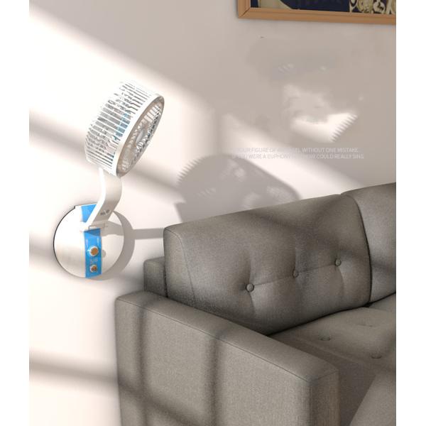 Protable Mini Small Popular Rechargeable Hand Fan With LED Light and Adjustable Speed