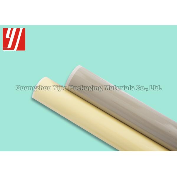 película plástica de la etiqueta mojada de papel del claro de la hoja del pigmento de la longitud de los 5000m