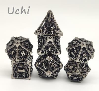 Odorless Lightweight Mini Dice Set , Multipurpose Tiny Metal Dice