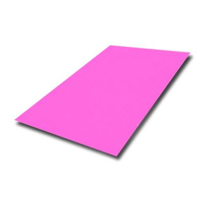 PVD Color Mirror Decorative Stainless Steel Sheet 0.25mm Thickness