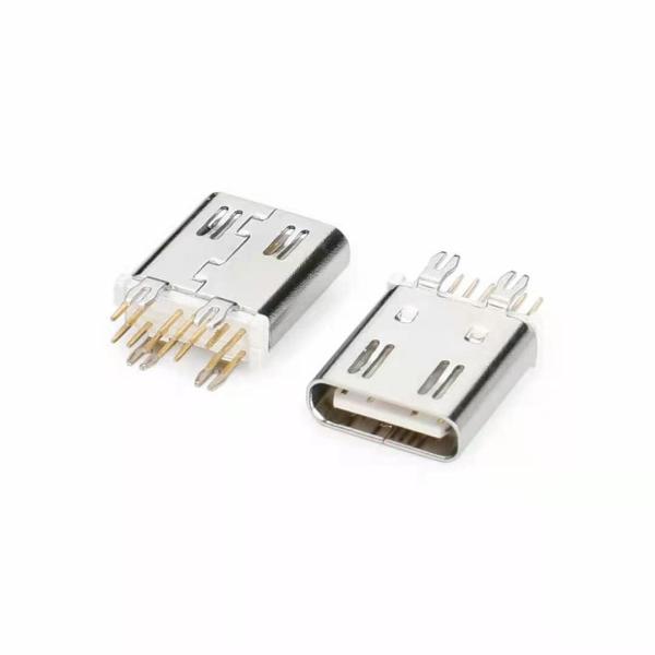 USB Type C 14 Pin DIP Female Connecter Pluggable Connectors USB C types of connector