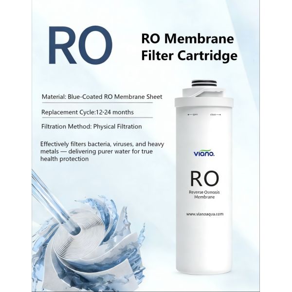 Viano Reverse Osmosis Water Filter Water Filtration That Removes Impurities And Heavy Metals