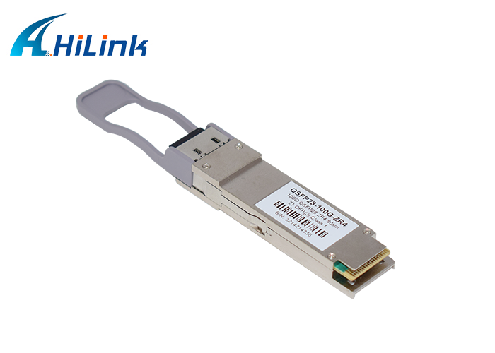 DOM модуля QSFP28 100G ZR4 приемопередатчика LC QSFP Gbic дуплекса 80km 1310nm SMF оптически