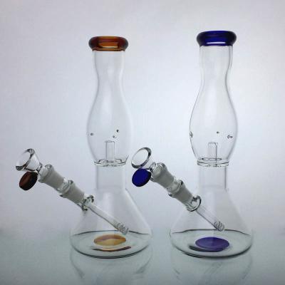 Durable 10'' Glass Beaker Bongs Dab Rig Blue Water Pipes 14mm Joint Bowl
