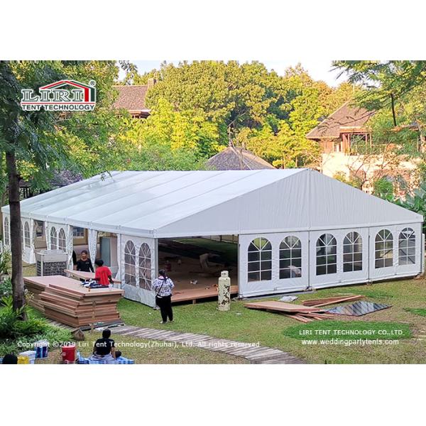 Liri Aluminum Tent With 850g/Sqm Pvc Cover For 300 People Outdoor Party
