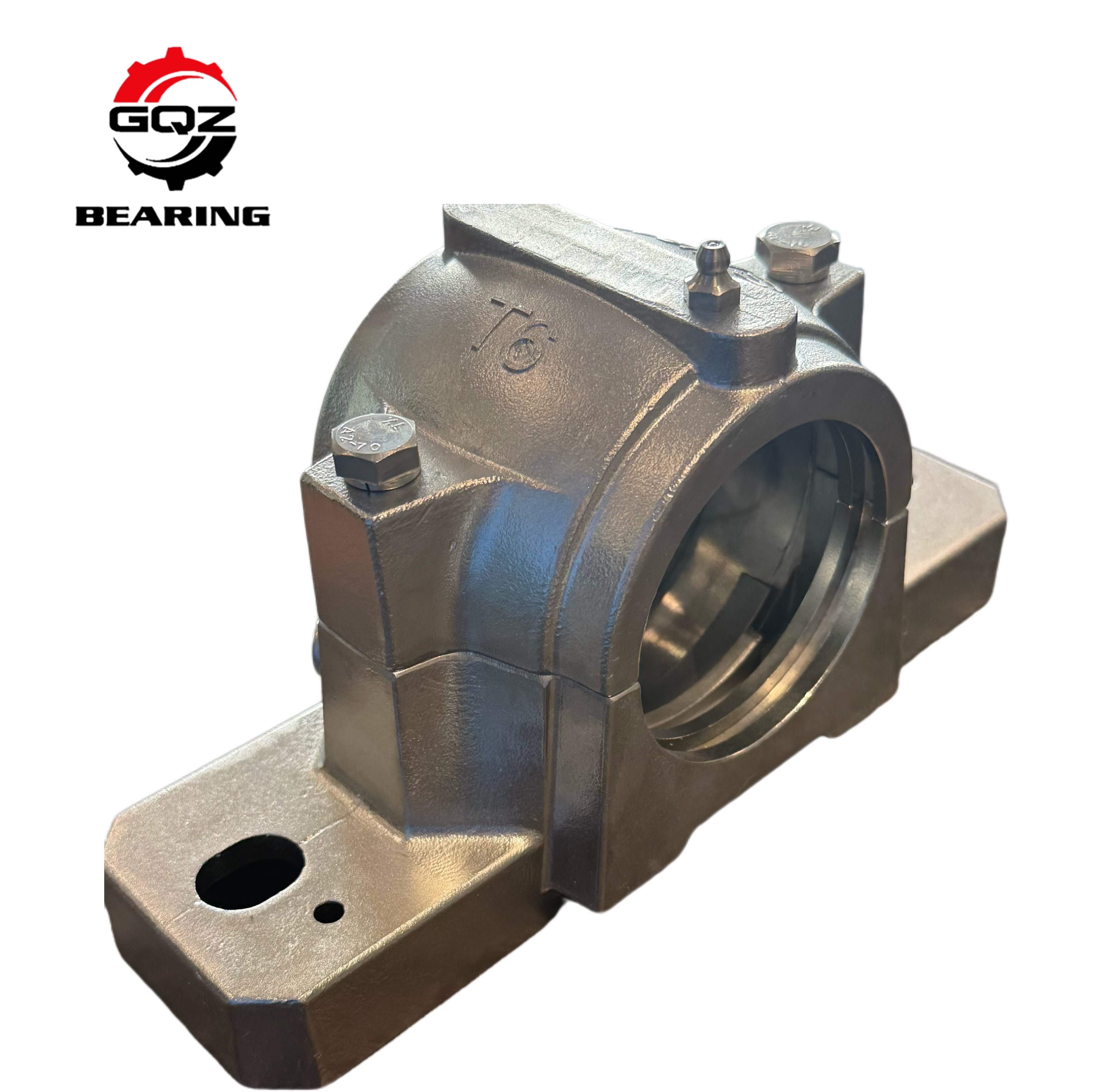 GQZ UCP212 Two-Bolt Pillow Block Bearing Unit 60mm Shaft Cast Iron Housing Equipped With UC212 Insert Bearing