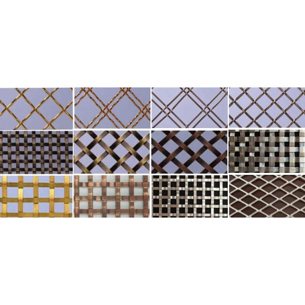 Одобренный КЭ фасада ненесущей стены ячеистой сети нержавеющей стали декоративный сплетенный