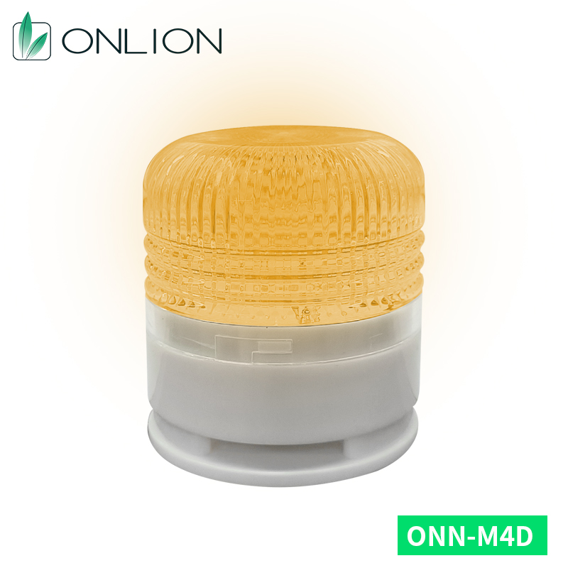 ONN M4S-H LED Warning Light RYG Steady Flash Beacon Light Aluminum+Acrylic For CNC Machine