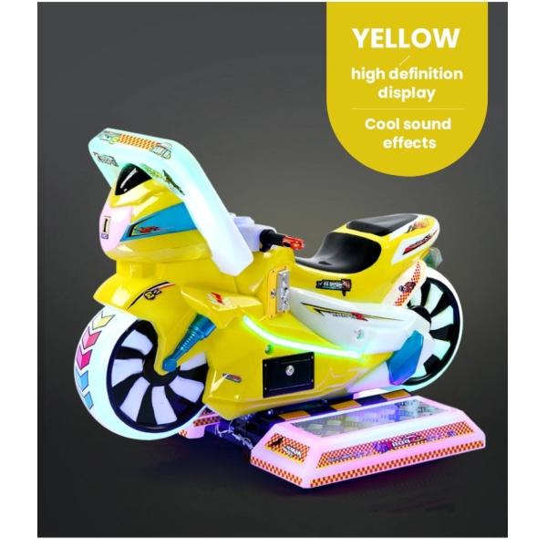 Coin Operated Kids Game Machine Kiddie Rides Racing Car Motorcycles 12 Months Warranty