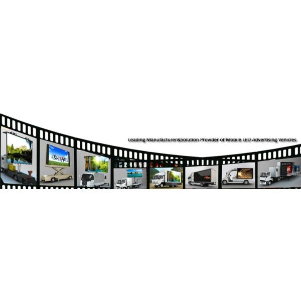 Professional LED Billboard Truck With Lifting System For Outdoor Advertising