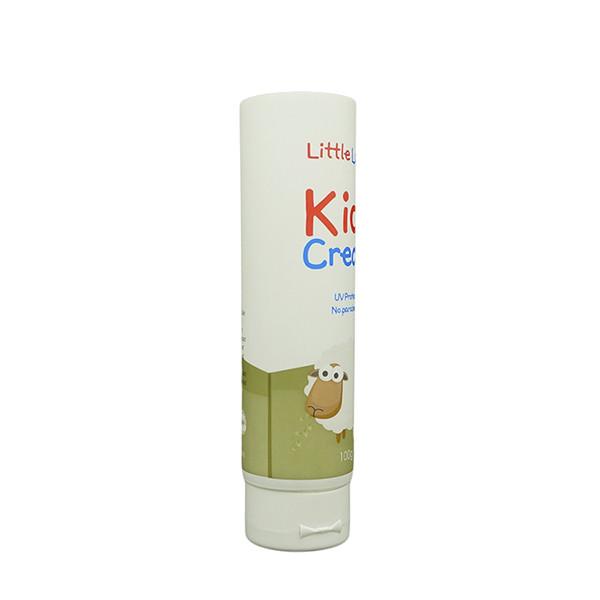 100g Empty Cream Tubes Plastic Tube Packaging For Kids Cream With Flip Cap