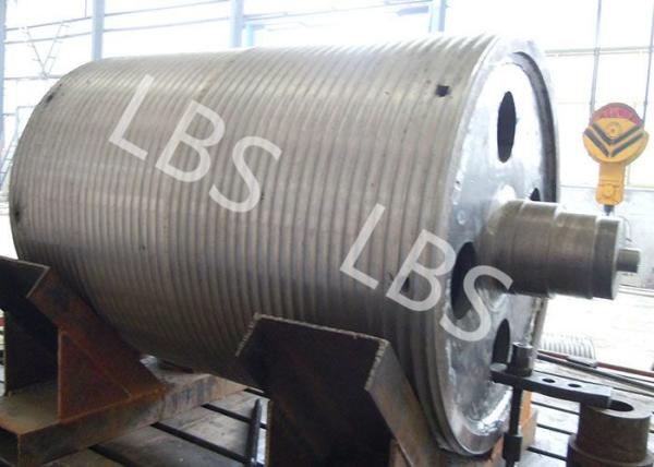 Tipo integral de aço de grande resistência cilindro do guincho da corda de fio para o guincho do guindaste